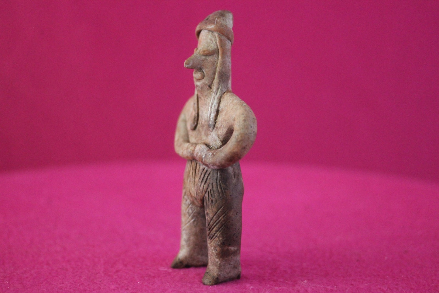 Pre Columbian Artifact Authentic Pretty Lady Tomb Figure Colima Mexico COA 197