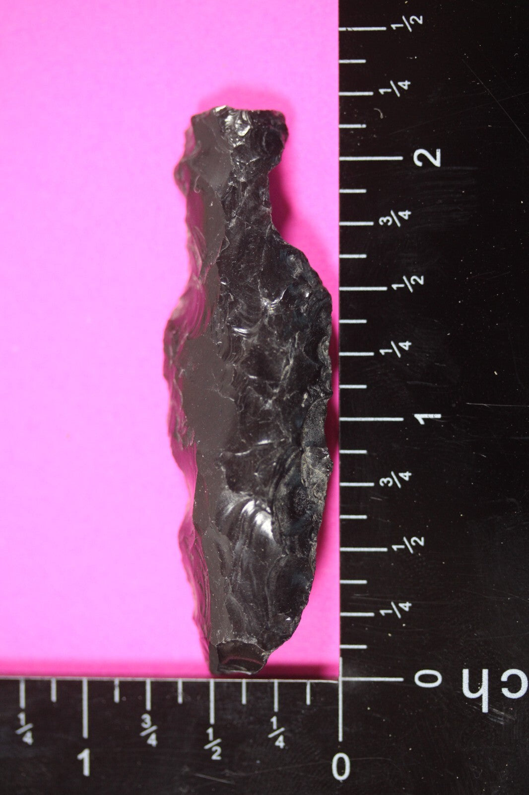 Pre Columbian Artifact Authentic Aztec Arrowhead Battle of Mexico City COA 42