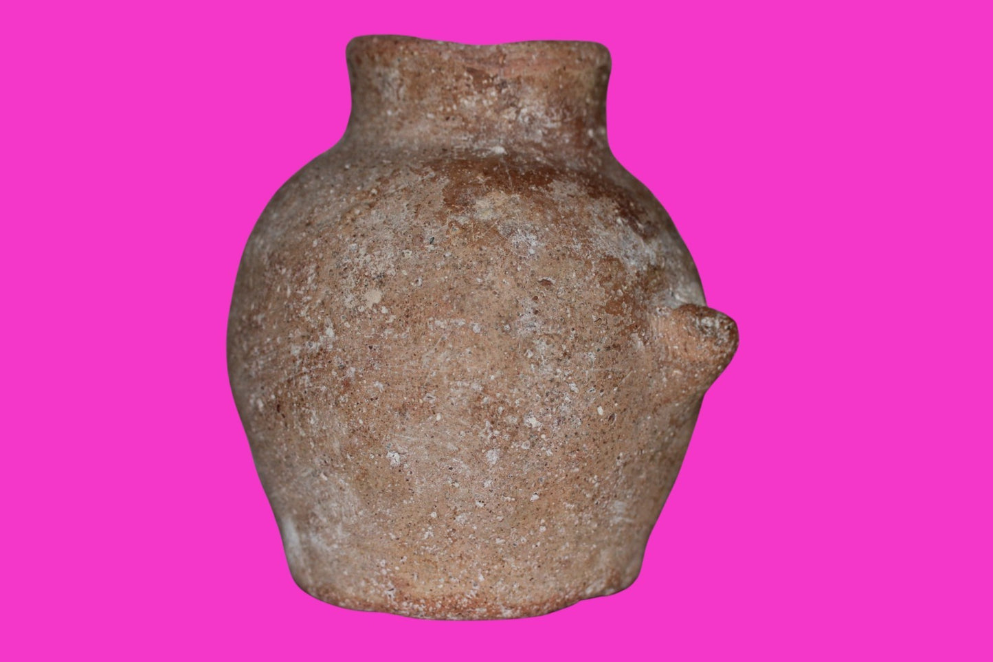Ancient Holy Land Jar Artifact 5500 Year Old Before Abraham 3500 BC COA J142