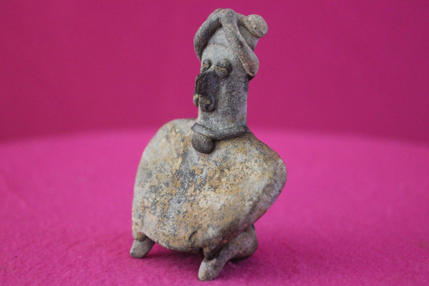 Pre Columbian Authentic Artifact Rare Skirted Tomb Figure Colima Mexico COA 184