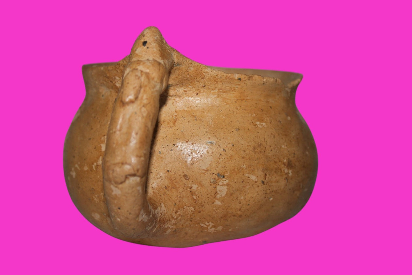 Holy Land Authentic Artifact 4000 Year Old Cup Time of Abraham 2000 BC COA J117