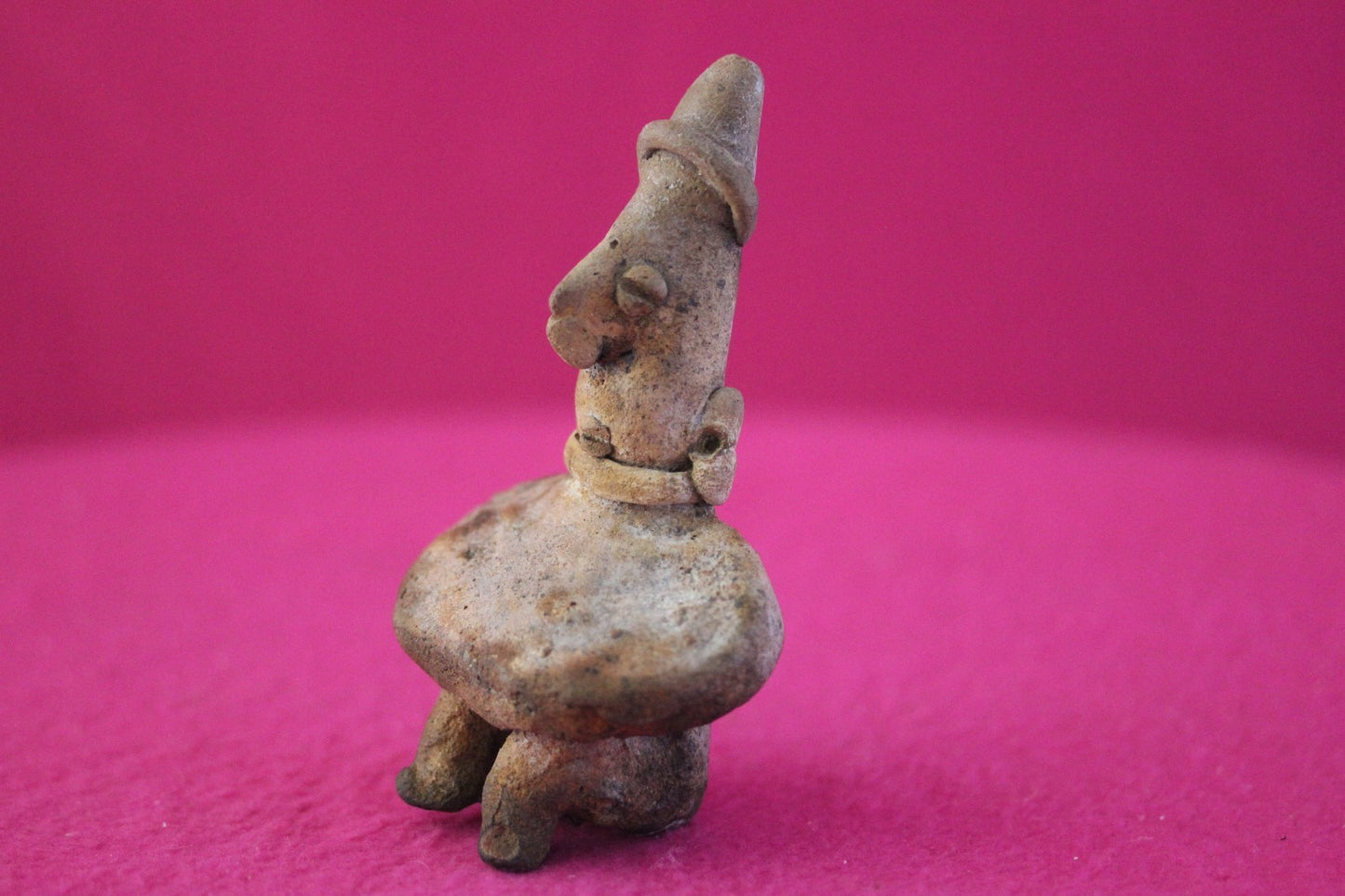 Authentic Pre Columbian Artifact Rare Skirted Tomb Figure Colima Mexico COA 182