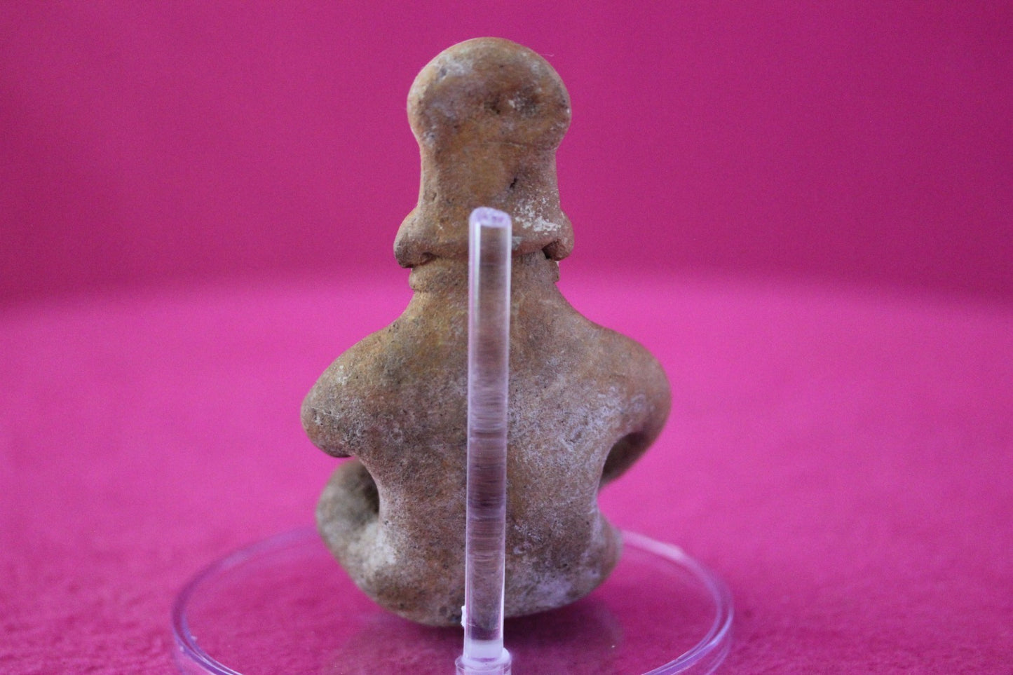 Pre Columbian Authentic Artifact Rare Seated Tomb Figure Colima Mexico COA 187