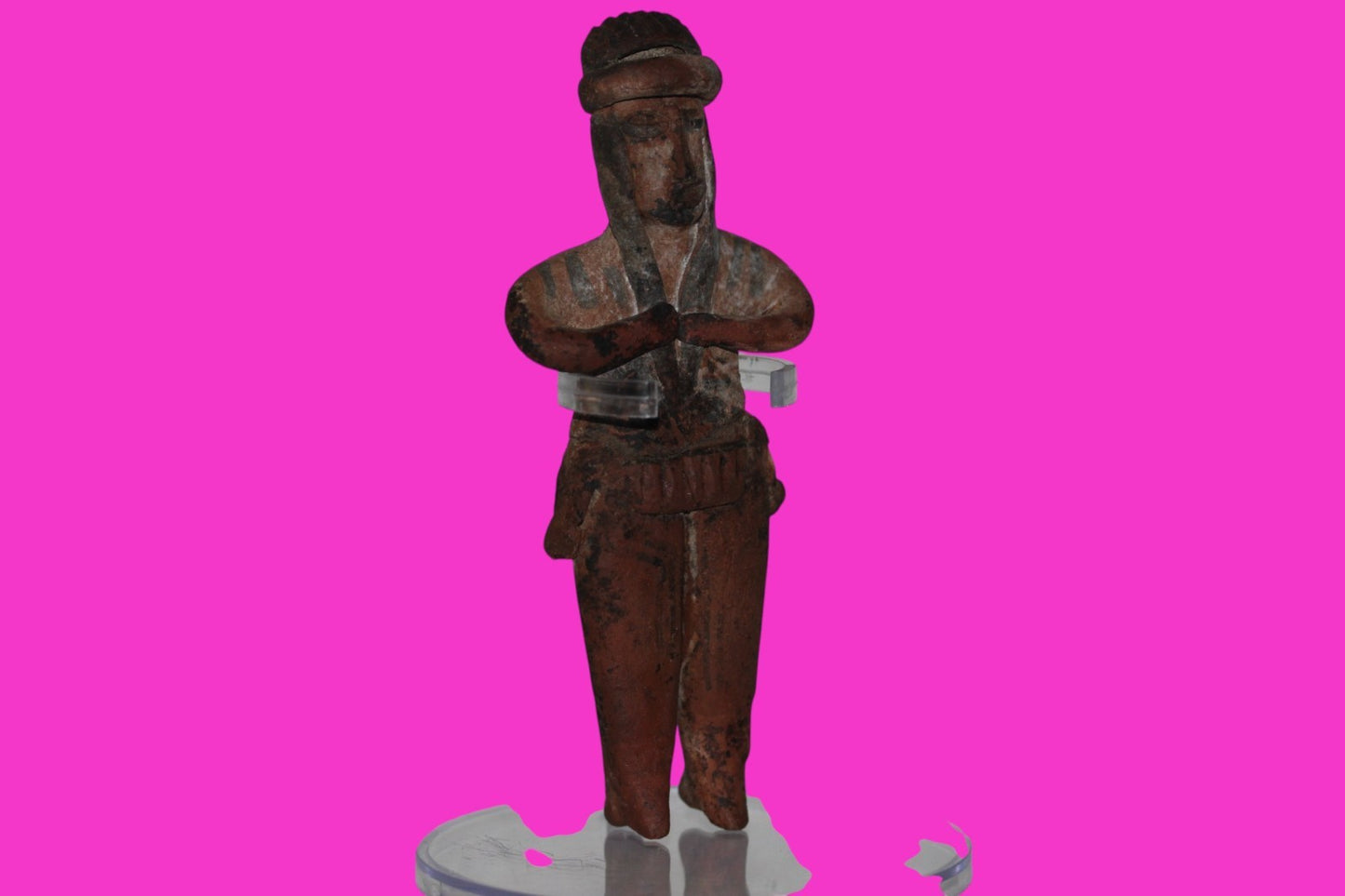Authentic Pre Columbian Artifact Pretty Lady Tomb Figure Colima Mexico COA 16
