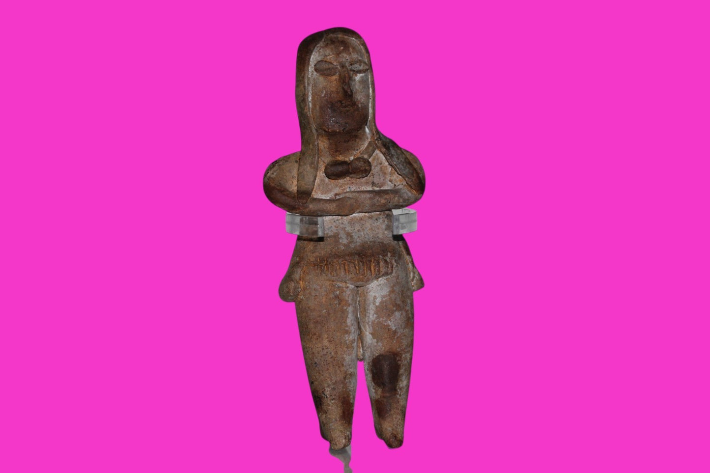 Authentic Pre Columbian Artifact Pretty Lady Tomb Figure Colima Mexico COA 210