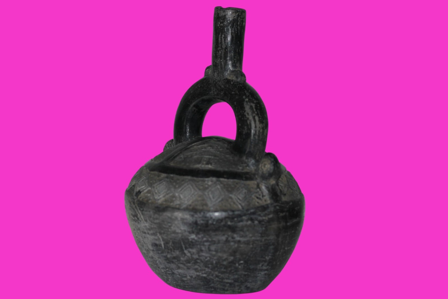 Pre Columbian Artifact Authentic Chimu Warrior Vessel 900-1400 AD Peru COA 222