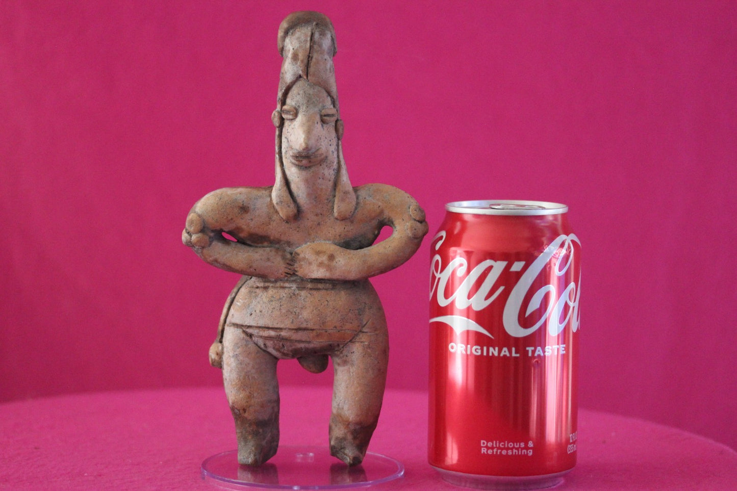 Authentic Pre Columbian Artifact Female Shaman Tomb Figure Colima Mexico COA 198