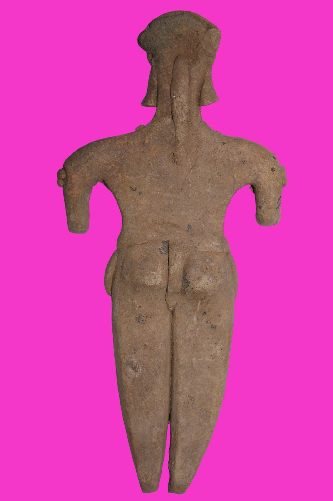 Pre Columbian Artifact 6 Inch Shaft Tomb Figure Colima Mexico 100 BC COA 245