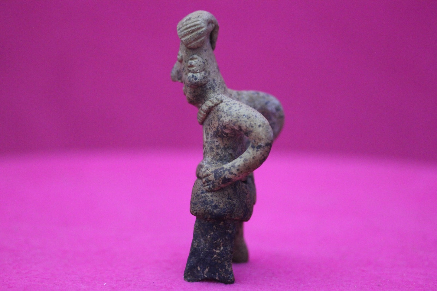 Authentic Pre Columbian Artifact Rare Grandma Tomb Figure Colima Mexico COA 144