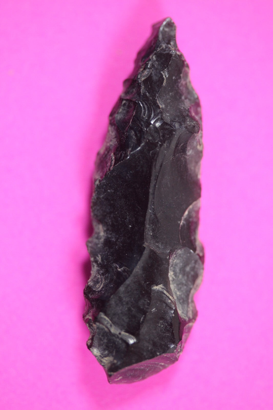 Authentic Pre Columbian Artifact Aztec Arrowhead Battle of Mexico City COA 04