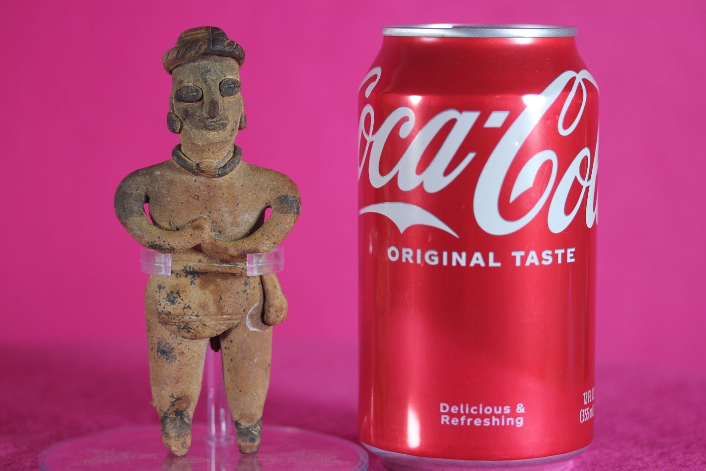 Authentic Pre Columbian Artifact Tomb Figure Colima Mexico 100 BC-250 AD COA 141