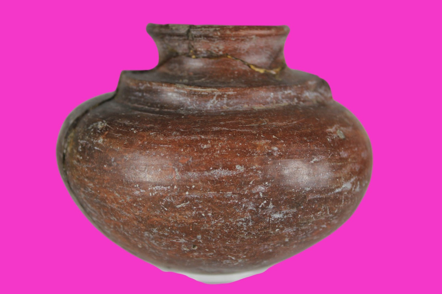 Pre Columbian Authentic Artifact Repaired Mayan Olla Yucatan 250-900 AD COA J69