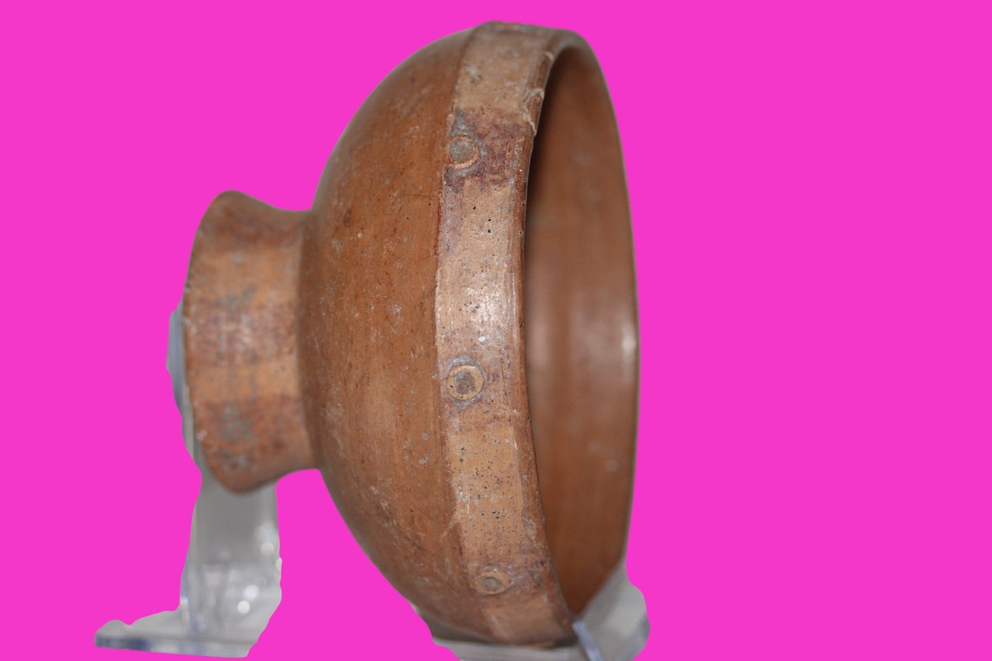 Pre Columbian Artifact Authentic Pedestal Bowl Watershed Costa Rica COA J88