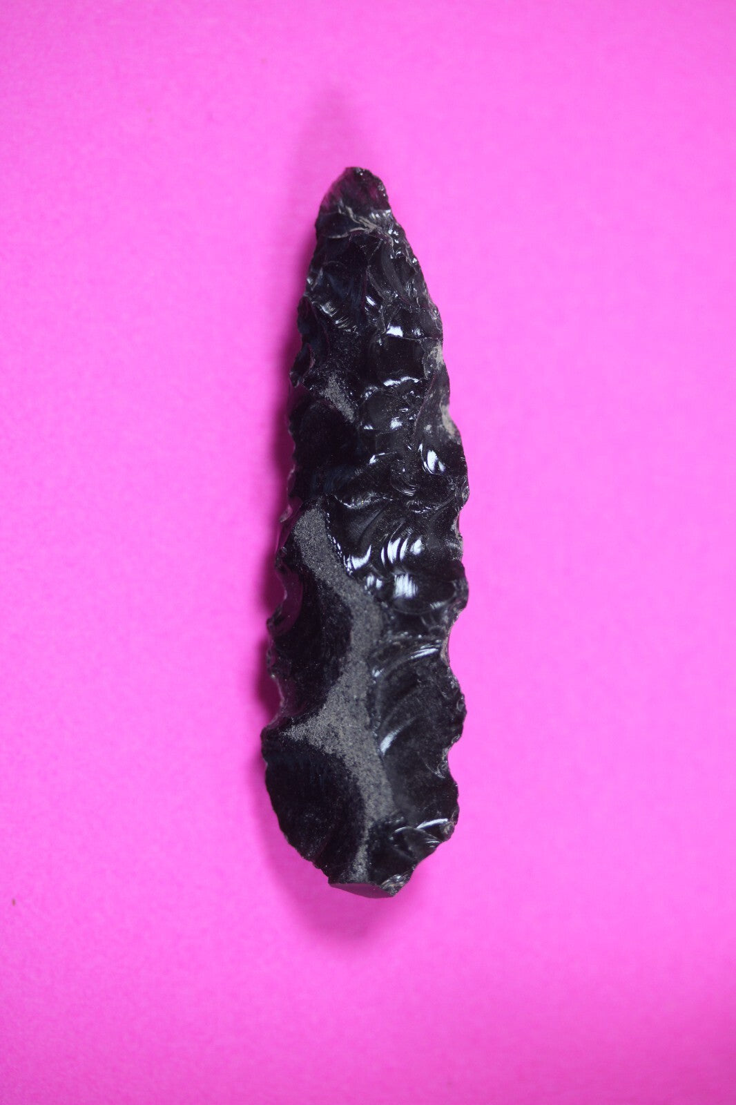 Authentic Pre Columbian Artifact Aztec Arrowhead Battle of Mexico City COA 62