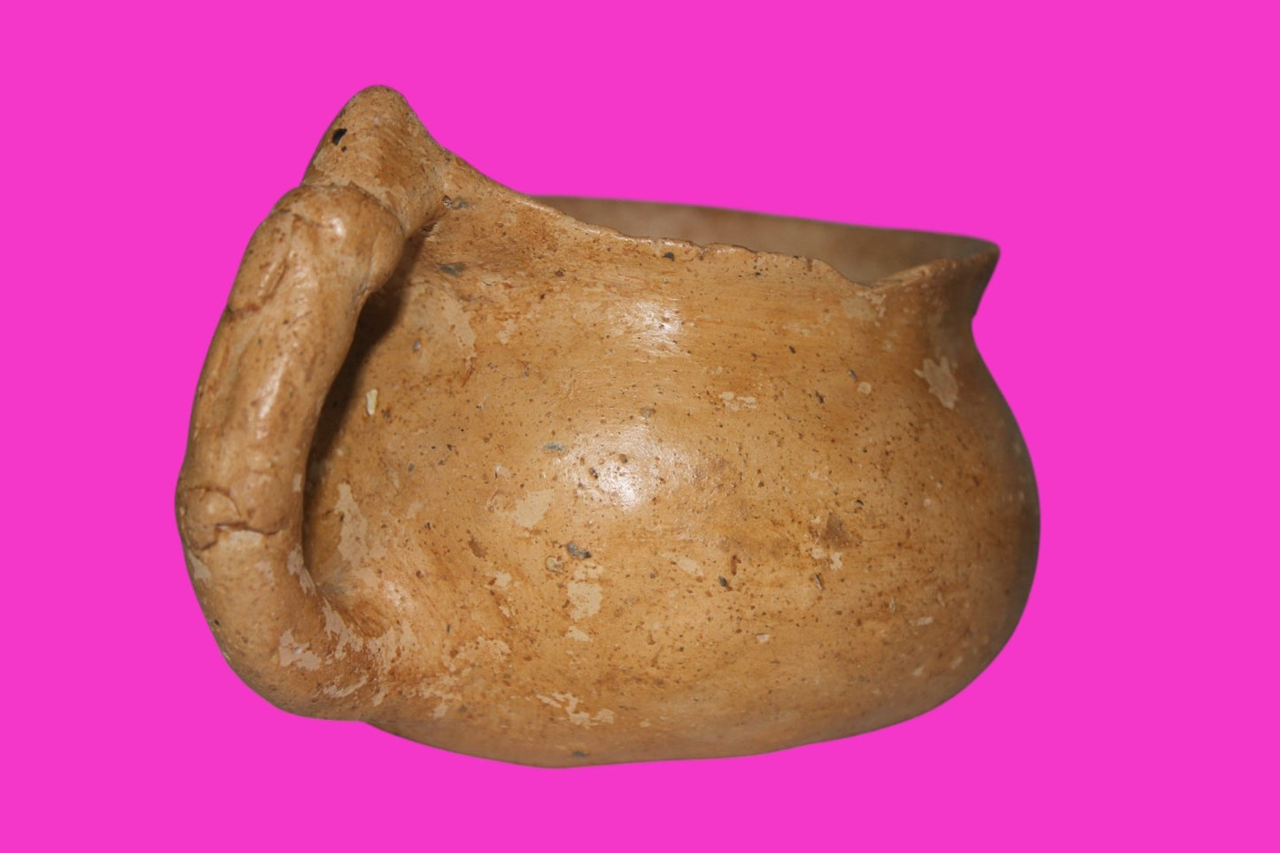 Time of Abraham Holy Land Artifact Ancient 4000 Year Old Cup 2000 BC COA J117