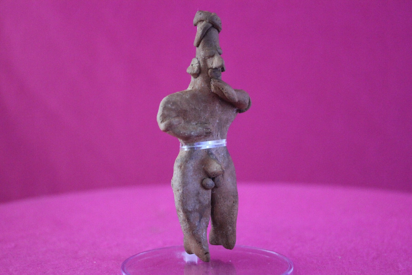 Authentic Pre Columbian Artifact Tomb Figure Colima Mexico 100 BC-250 AD COA 164