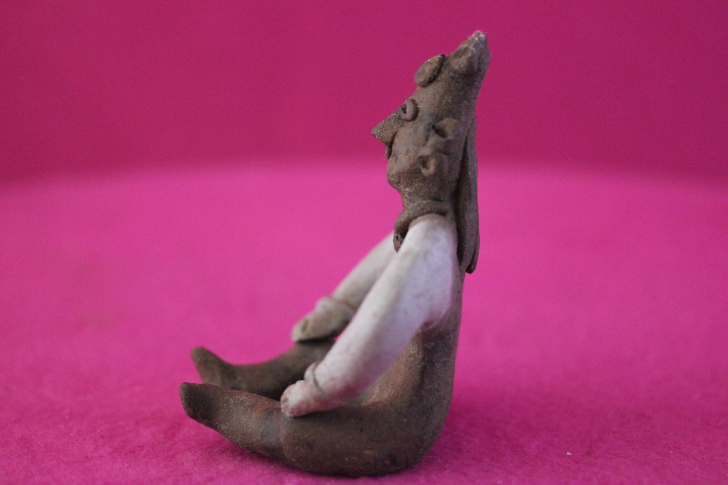 Authentic Pre Columbian Artifact Seated Shaman Tomb Figure Colima Mexico COA 194