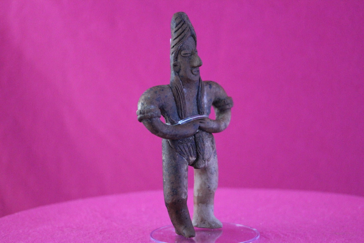 Authentic Pre Columbian Artifact Tomb Figure Colima Mexico 100 BC-250 AD COA 159