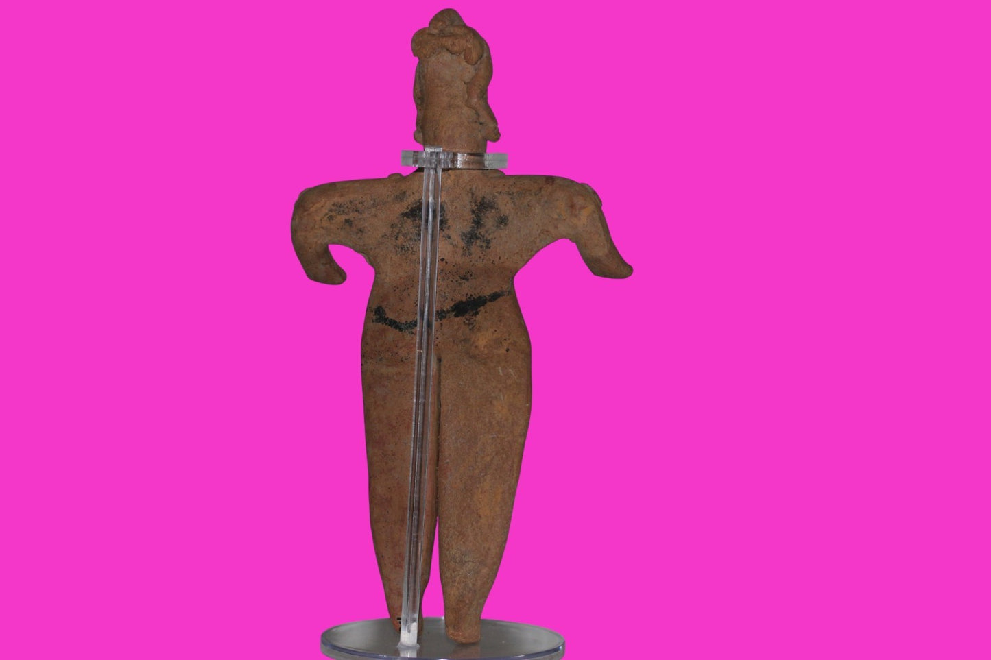 Pre Columbian Artifact Huge 9 Inch Tall Tomb Figure Colima Mexico 100 BC COA 231