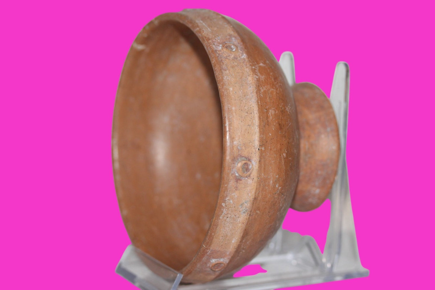 Pre Columbian Artifact Authentic Pedestal Bowl Watershed Costa Rica COA J88