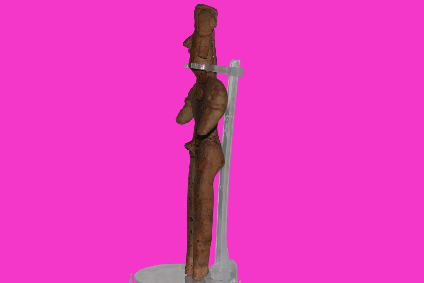 Pre Columbian Artifact 7 Inch Shaman Tomb Figure Colima Mexico 100 BC COA 234