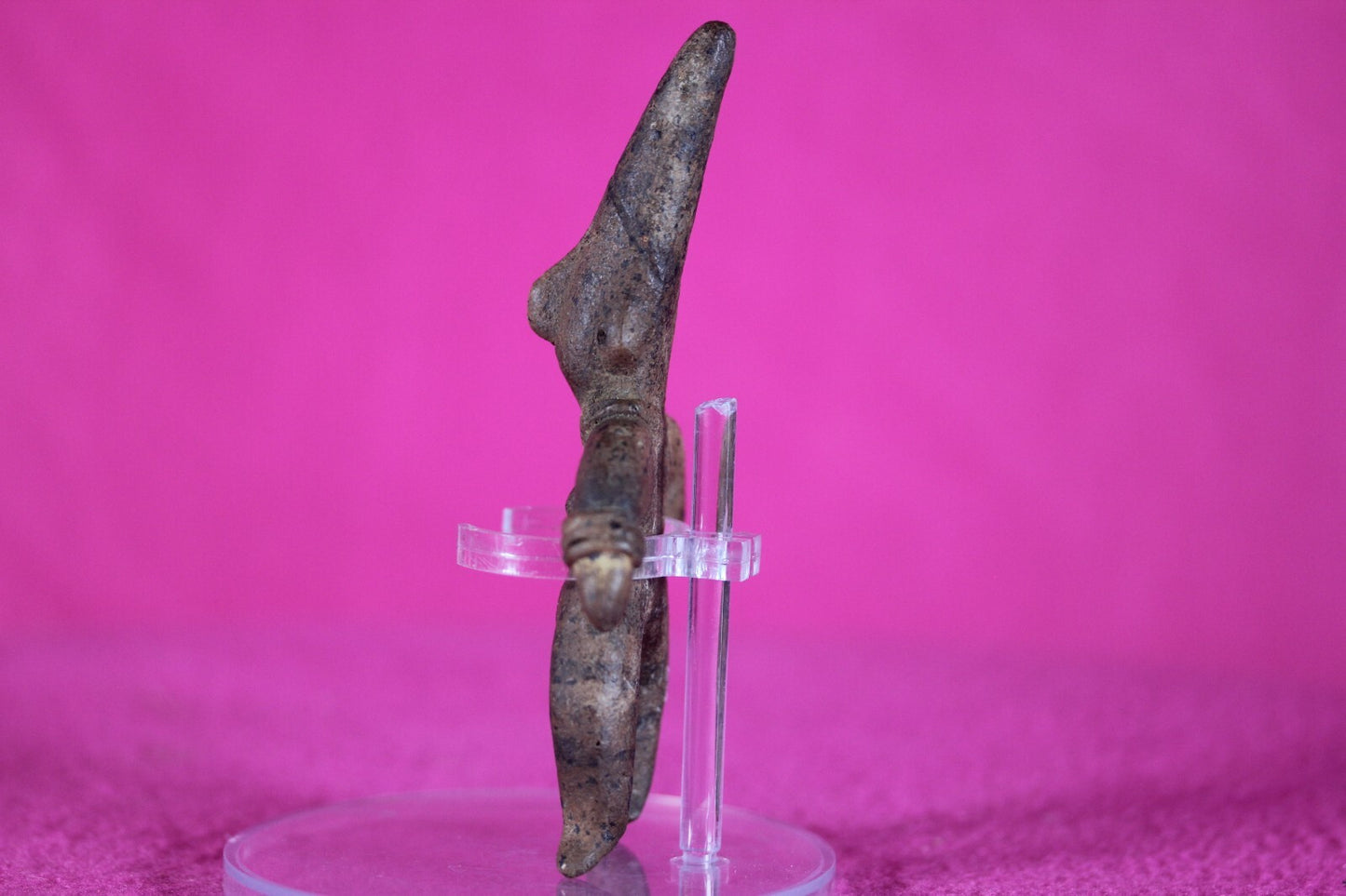 Authentic Pre Columbian Artifact Girl Figure Colima Mexico 100 BC-250 AD COA 138