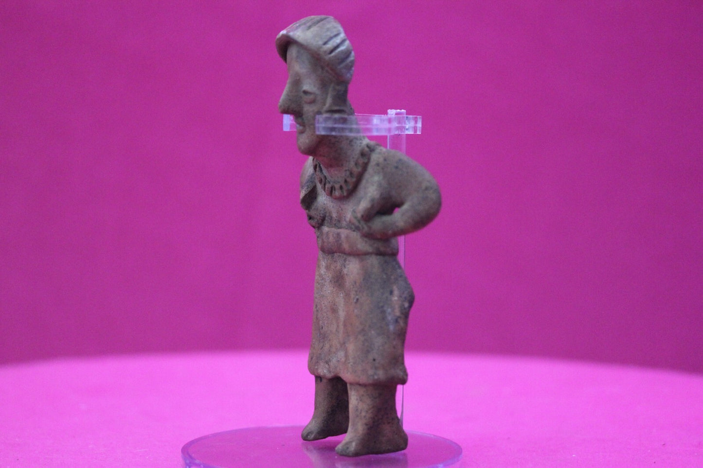 Pre Columbian Authentic Artifact Old Grandma Colima Mexico 100 BC-250 AD COA 151