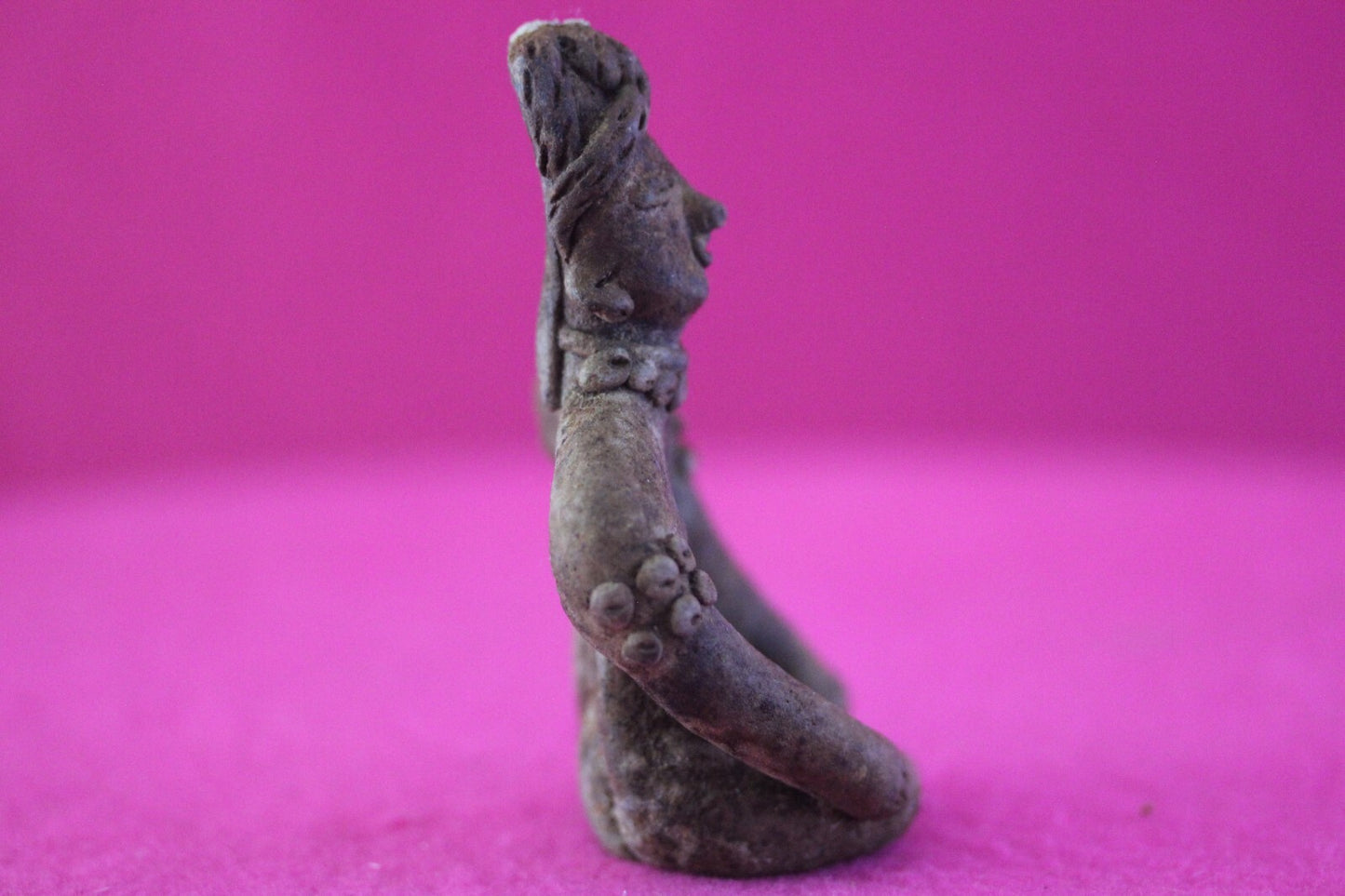 Pre Columbian Artifact Authentic Rare Seated Tomb Figure Colima Mexico COA 179