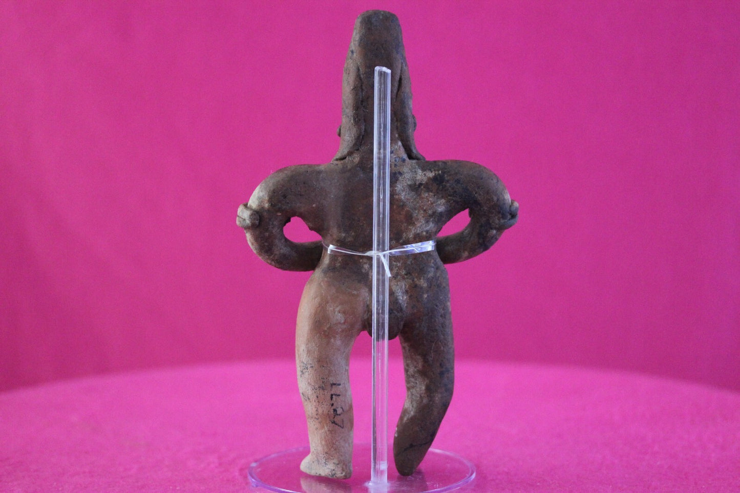 Authentic Pre Columbian Artifact Tomb Figure Colima Mexico 100 BC-250 AD COA 159
