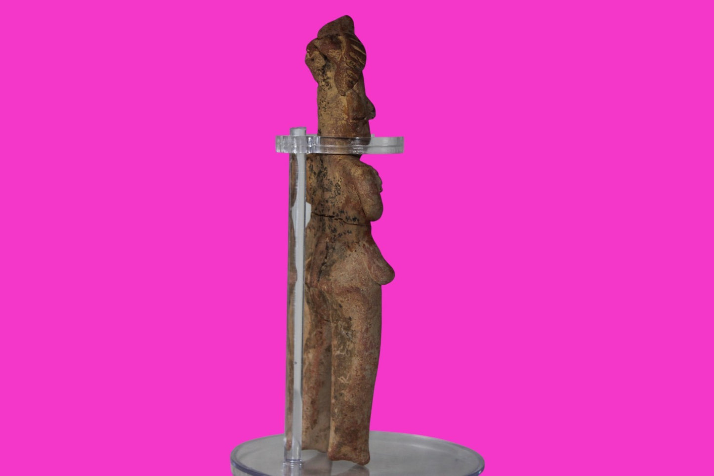 Pre Columbian Artifact 6 in Male Shaman Tomb Figure Colima Mexico 100BC COA 267