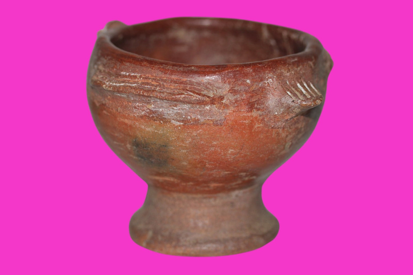 Pre Columbian Artifact Authentic Pedestal Bowl Watershed Costa Rica COA J97