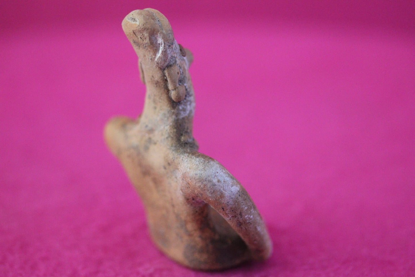 Pre Columbian Authentic Artifact Female Seated Tomb Figure Colima Mexico COA 190