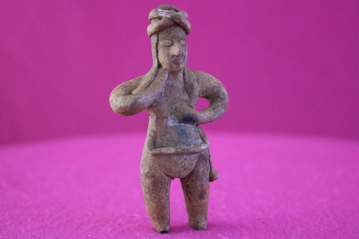 Authentic Pre Columbian Artifact Tomb Figure Colima Mexico 100 BC-250 AD COA 175