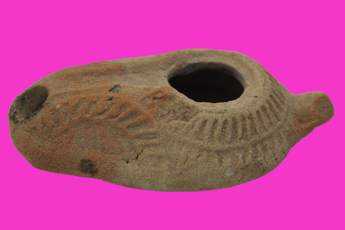 Ancient Holy Land Oil Lamp Artifact From Jesus Christ Home Land 100-500AD COA 66