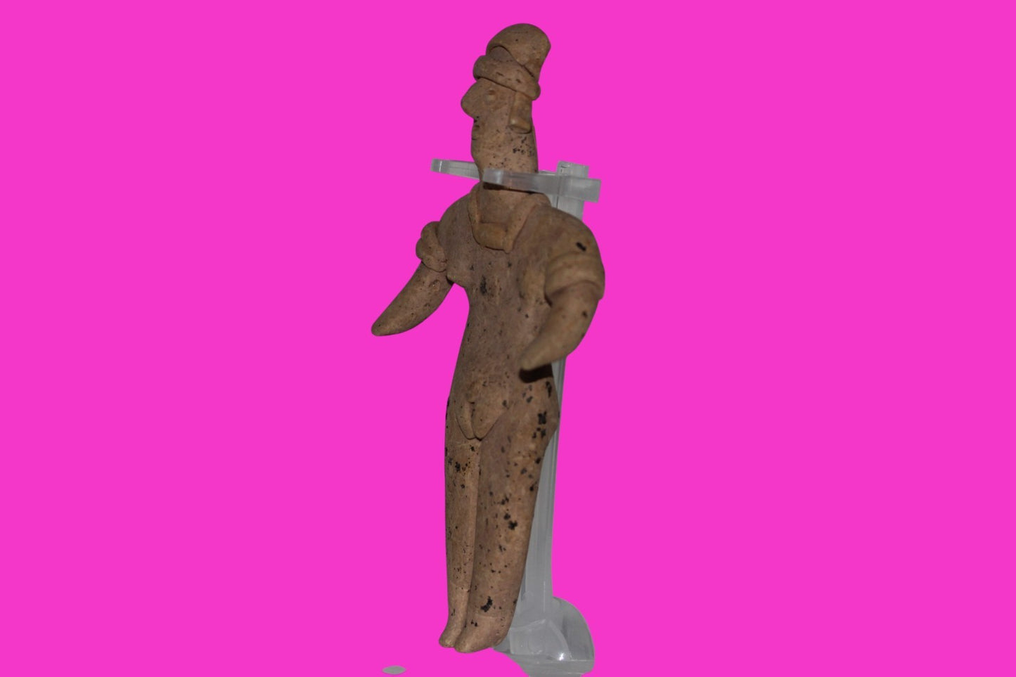 Pre Columbian Artifact 6 inch Female Tomb Figure Colima Mexico 100 BC COA 259