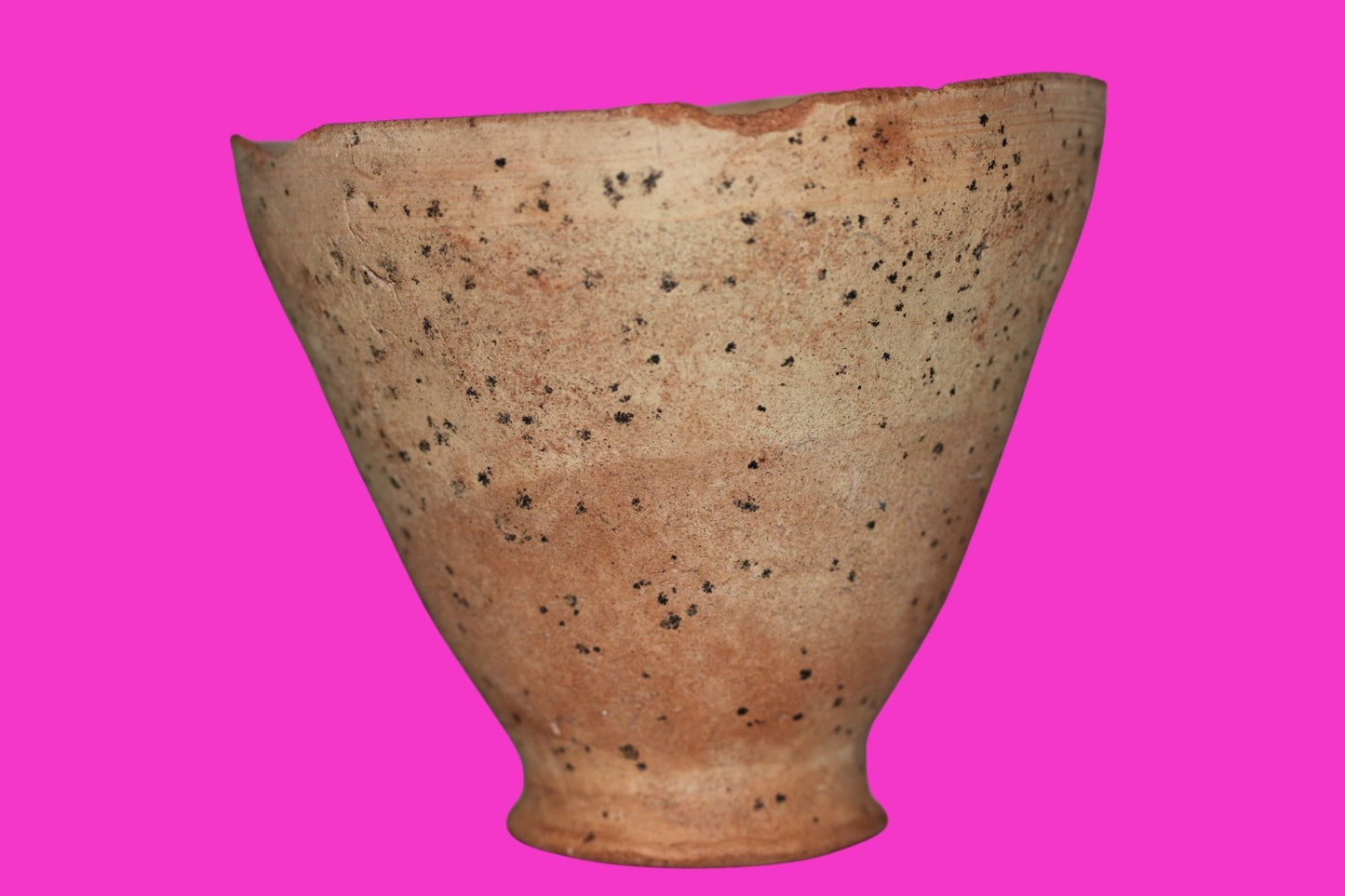 Holy Land Artifact Ancient 4000 Year Old Cup Time of Abraham 2000 BC COA J143