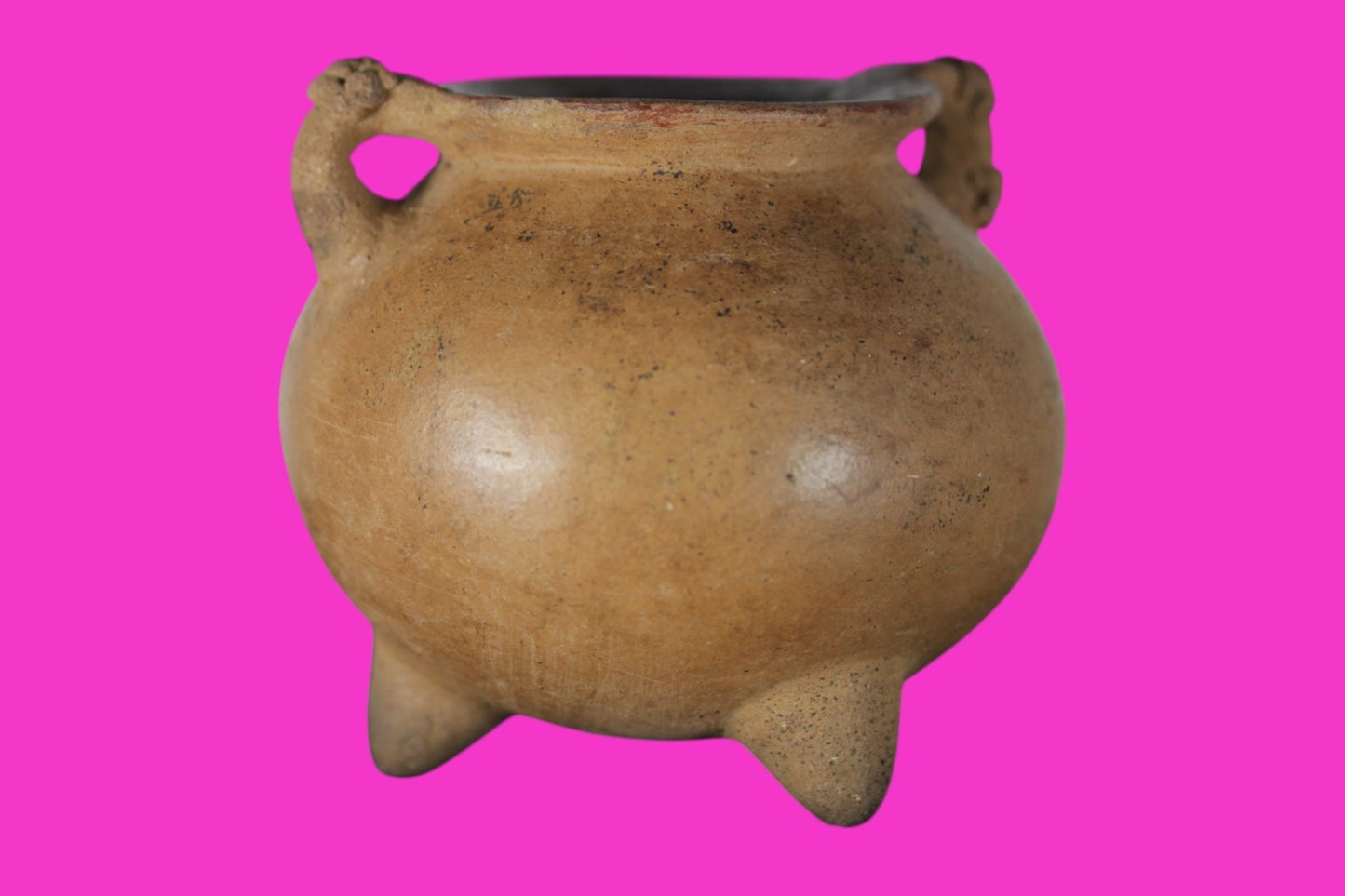 Authentic Pre Columbian Artifact  Tripod Bowl Nicoya Costa Rica 700 AD COA J07