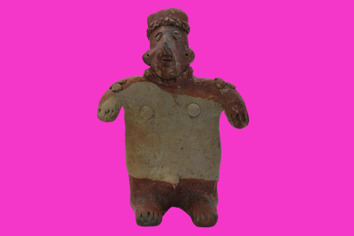 Pre Columbian Artifact Authentic Male Jalisco Figure Mexico 1000BC-250AD COA 213