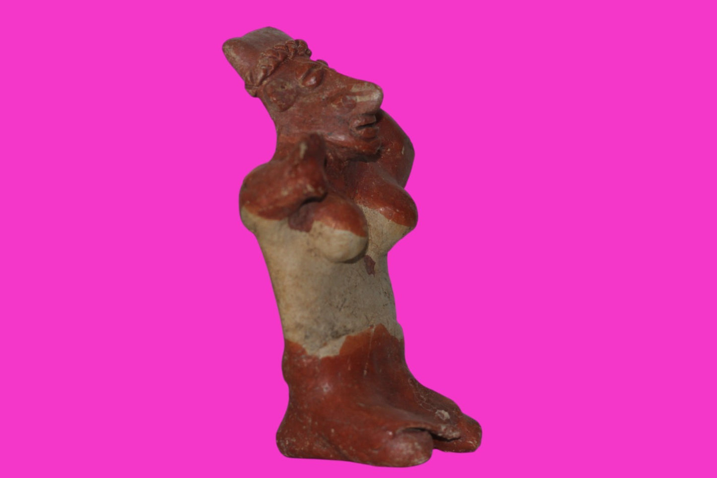 Pre Columbian Genuine Artifact Female Jalisco Figure Mexico 250BC-1000AD COA 209