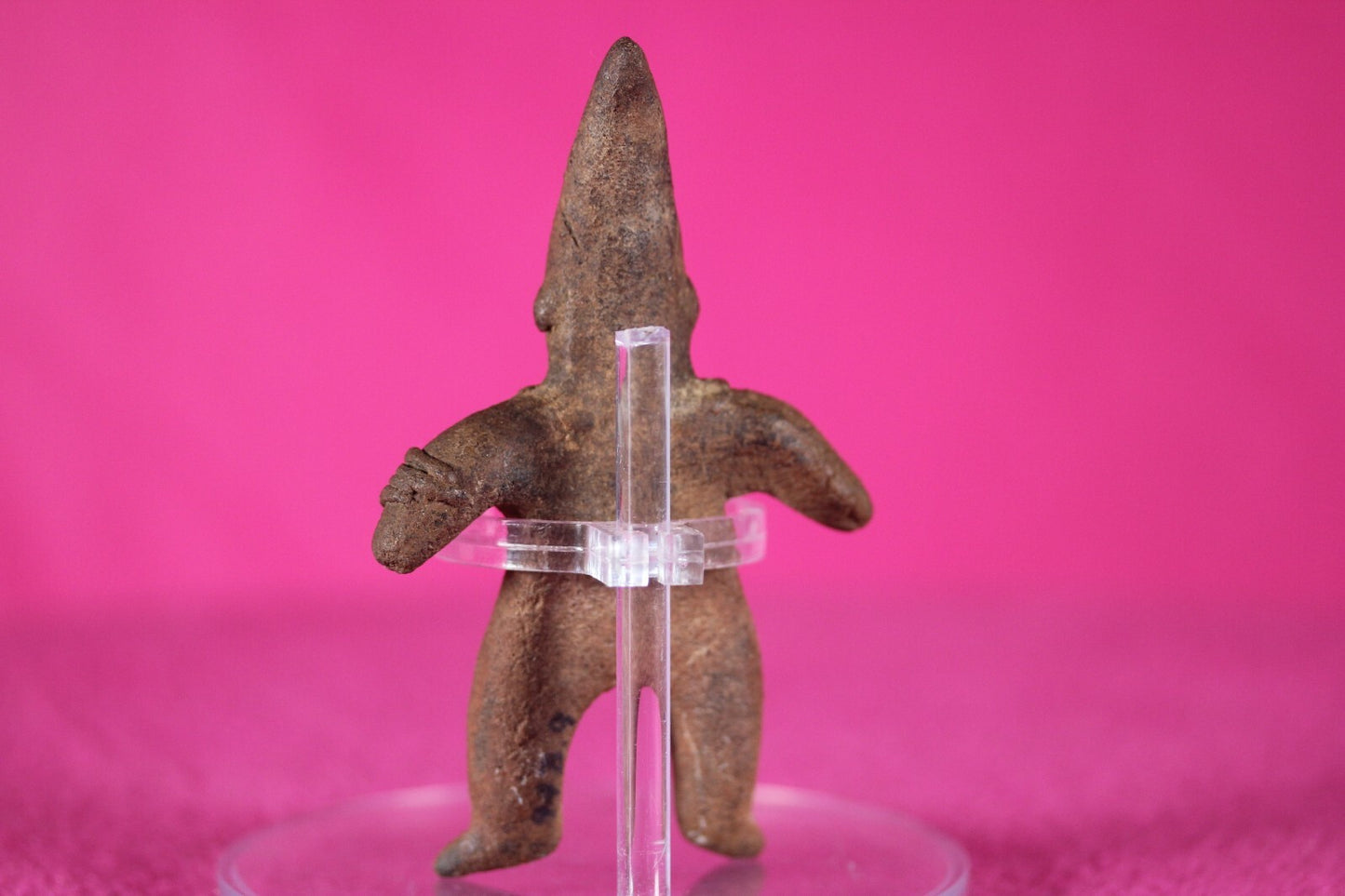 Authentic Pre Columbian Artifact Archaic Tomb Figure Colima Mexico 100BC COA 135