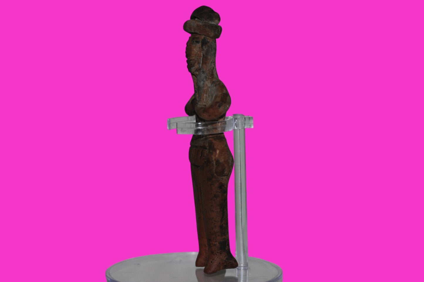 Authentic Pre Columbian Artifact Pretty Lady Tomb Figure Colima Mexico COA 16
