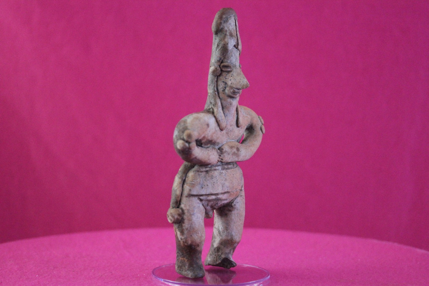 Authentic Pre Columbian Artifact Female Shaman Tomb Figure Colima Mexico COA 198