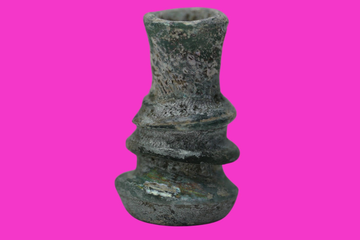 Authentic Persian Artifact Glass Bottle 900-1000 AD Silk Road Hoard COA J29