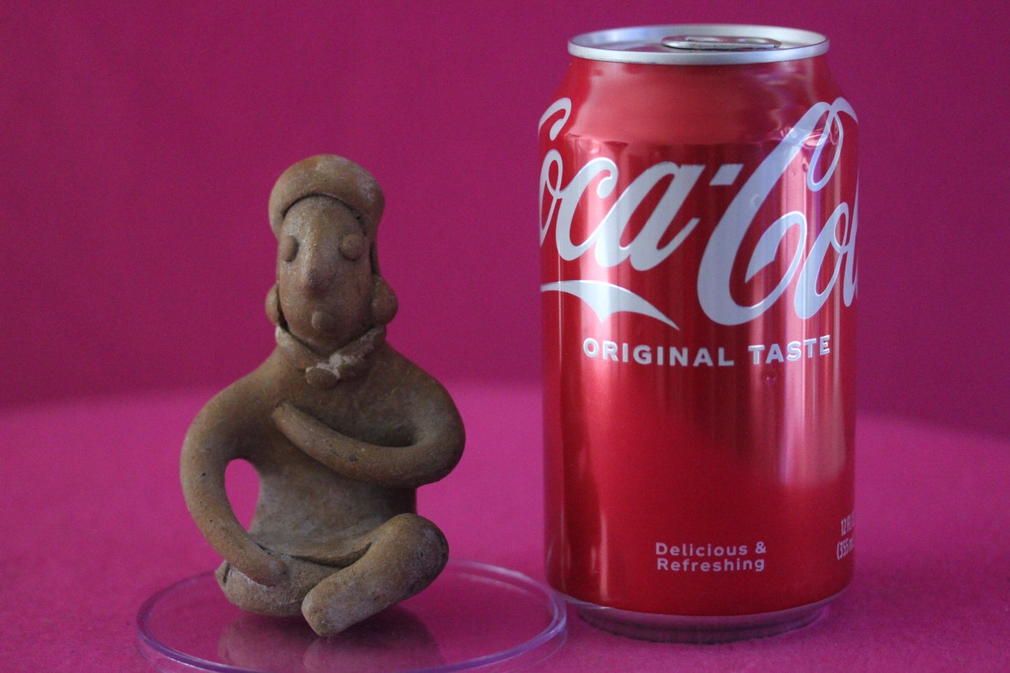 Pre Columbian Authentic Artifact Rare Seated Tomb Figure Colima Mexico COA 187