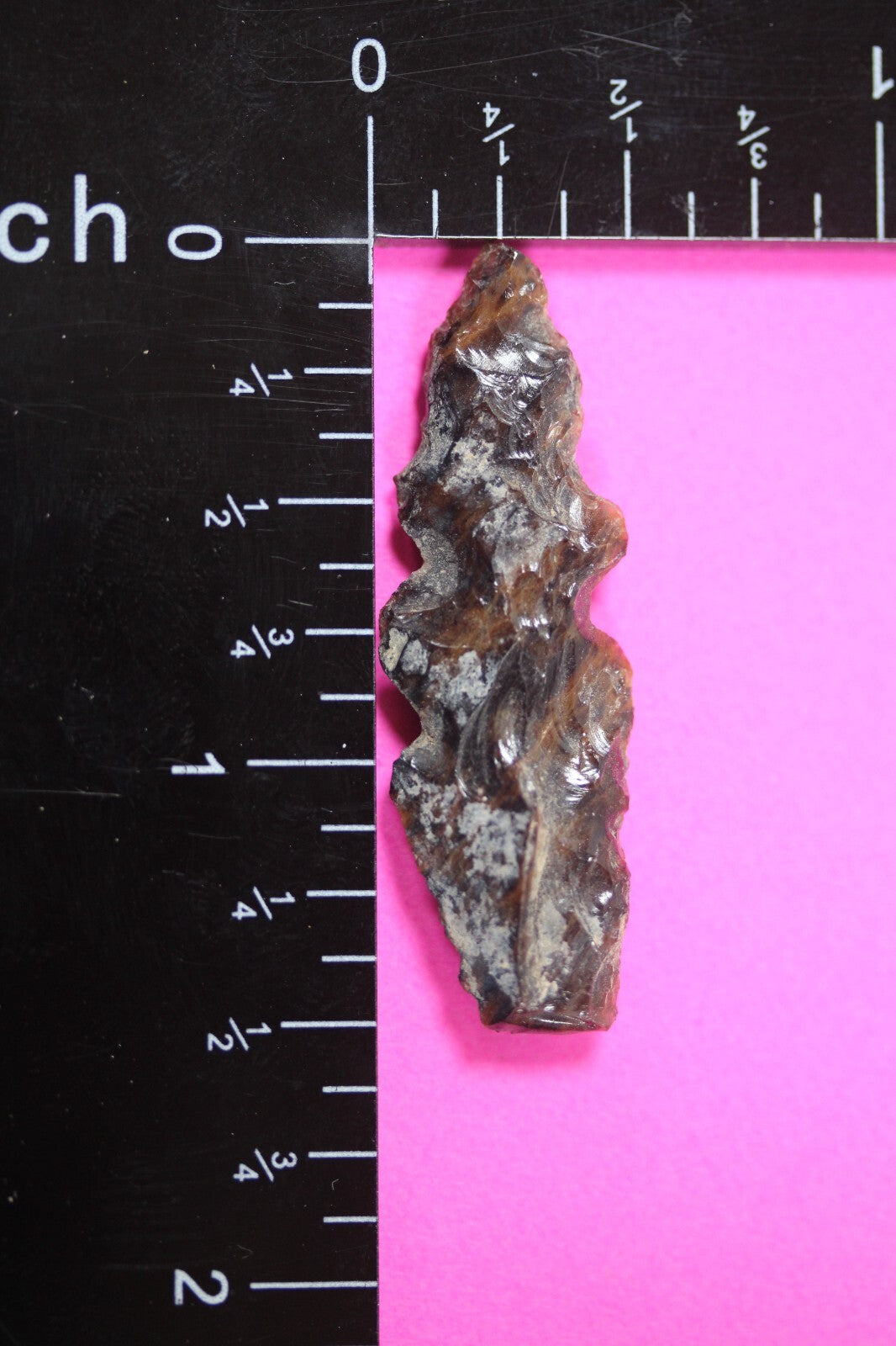 Pre Columbian Authentic Artifact Aztec Arrowhead Battle of Mexico City COA 63