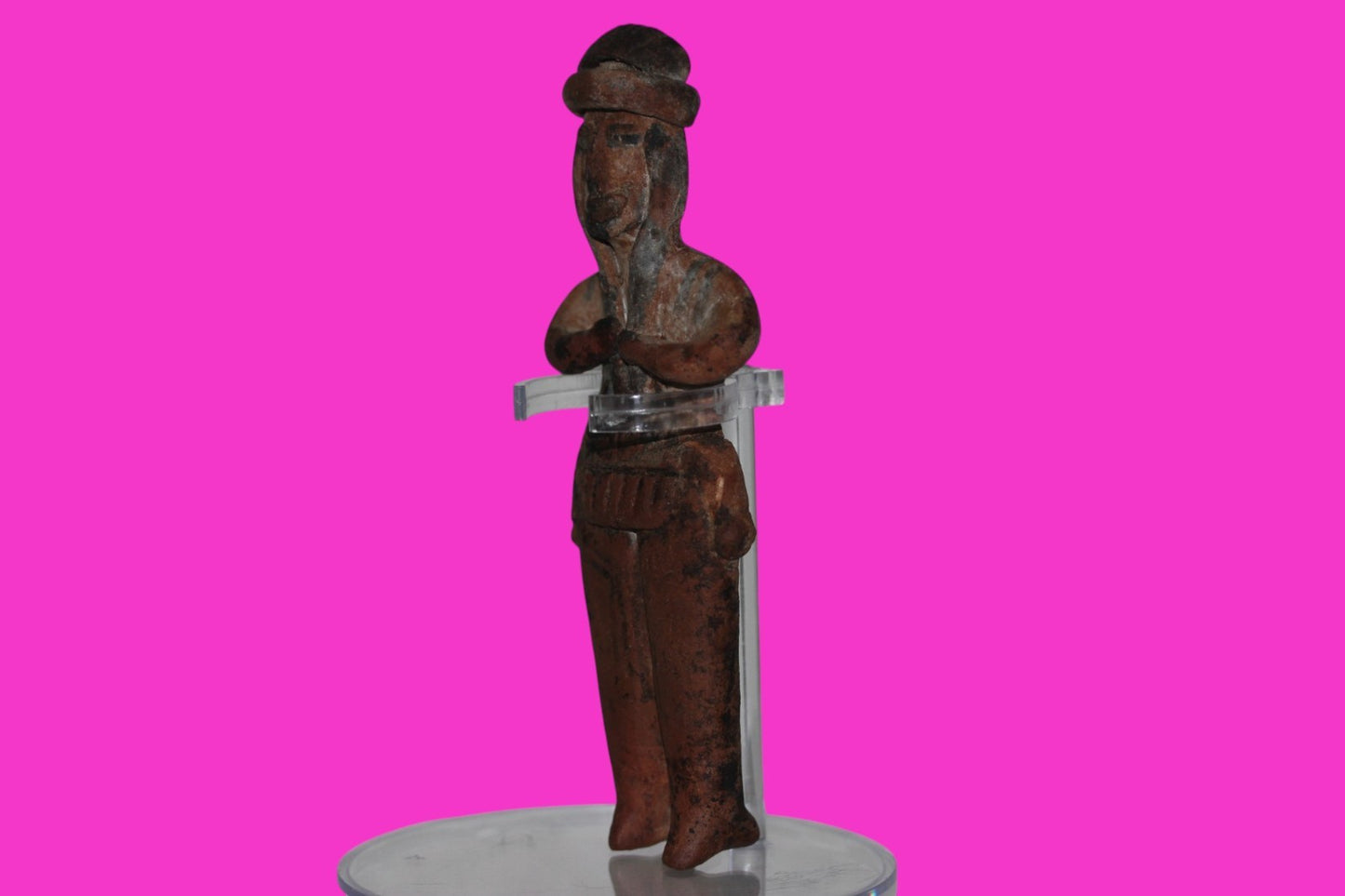 Authentic Pre Columbian Artifact Pretty Lady Tomb Figure Colima Mexico COA 16