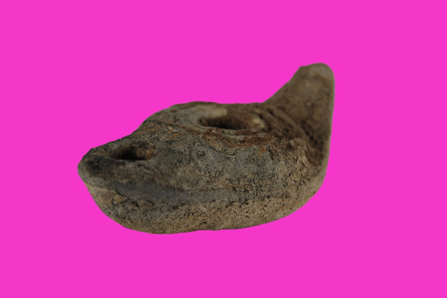 Ancient Holy Land Oil Lamp Artifact  From Jesus Christ Homeland 400-600AD COA 40