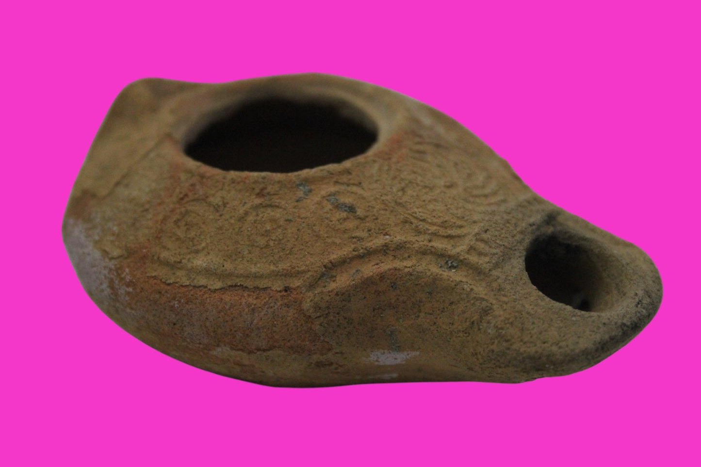 Ancient Holy Land Oil Lamp Artifact From Jesus Christ Home Land 100-500AD COA 50
