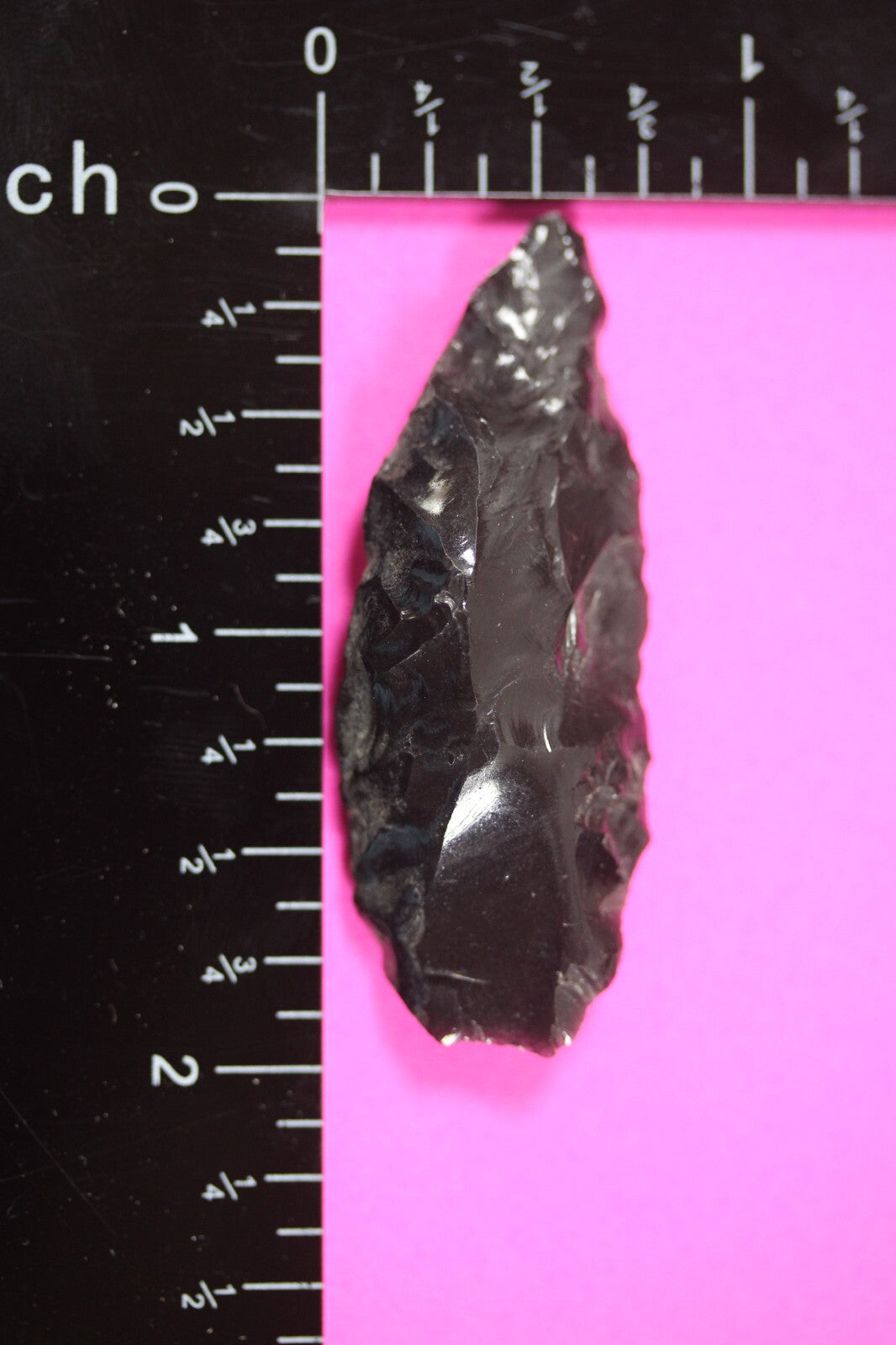 Pre Columbian Artifact Authentic Aztec Arrowhead Battle of Mexico City COA 28