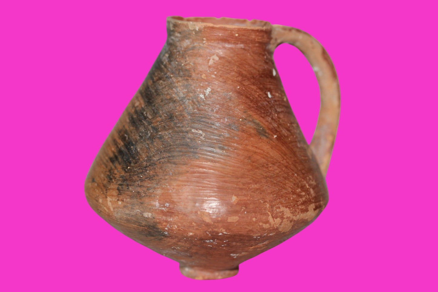 Holy Land Artifact Ancient From Time of Jesus Christ Jug 100BC-200AD COA J134